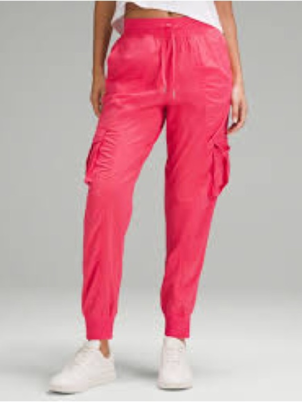 Lululemon Dance Studio Relaxed Cargo Pants Lip Gloss Pink Size M Jogger